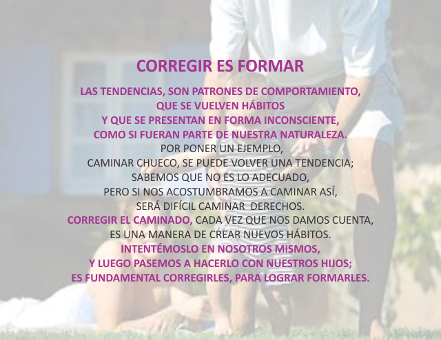 Corregir es formar